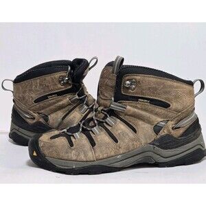 Keen Boots Mens Sz 11.5 Brown Leather Gypsum Mid Dry Water Resistant 1002246